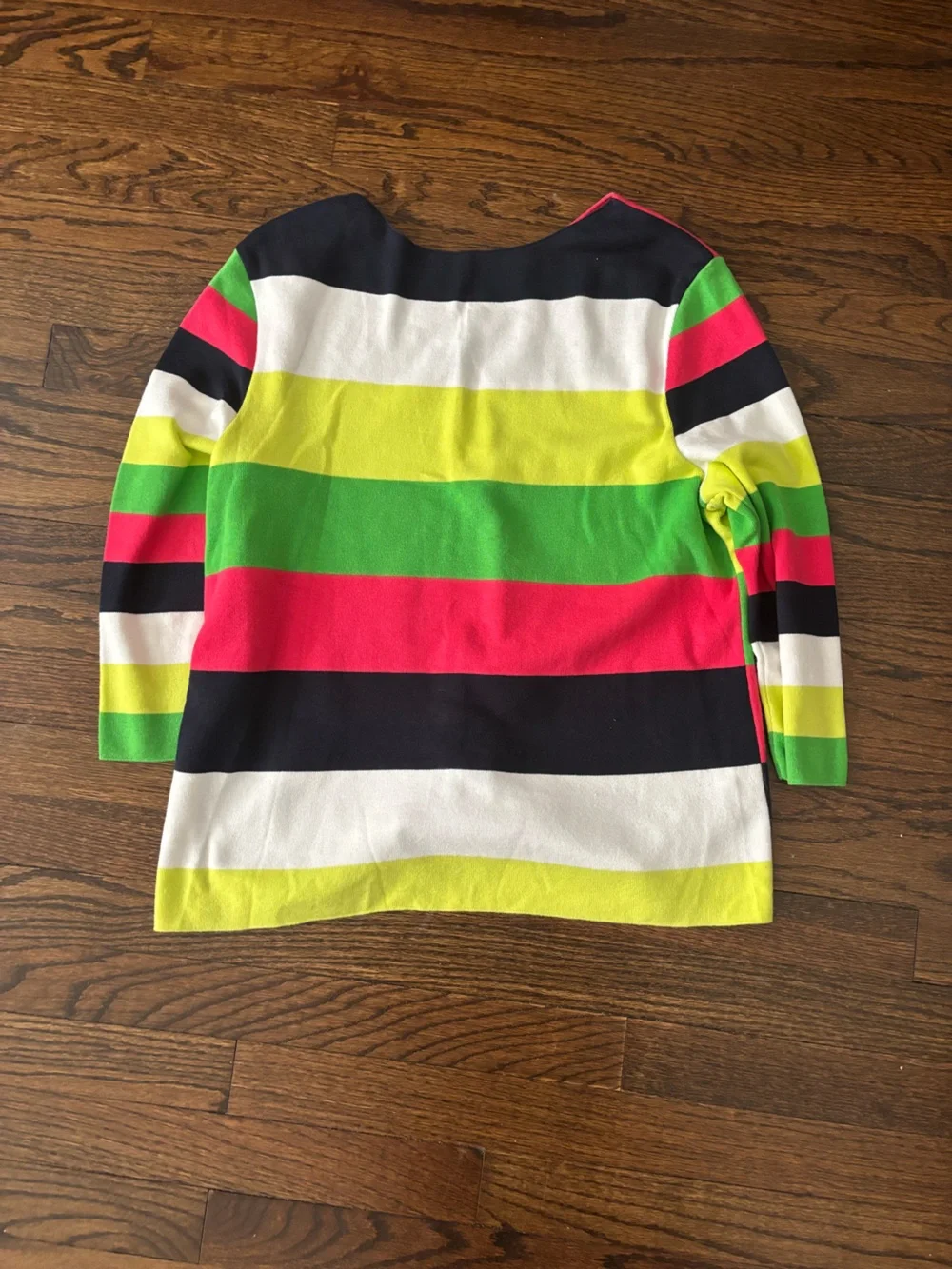 Saint James Cotton Multicolor Stripe Sweater
